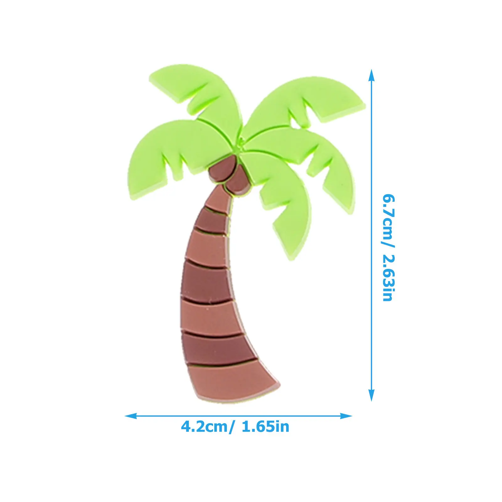 1Set Beach Theme Cake Decoration Set Ocean Summer Birthday Cupcake Topper Decorations Vibrant Coconut Tree Swim Ring Sunglasses