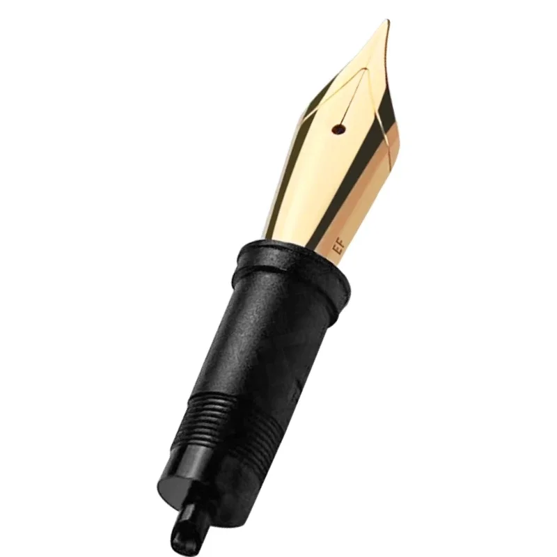 Tedesco n. 6 Pennino per penna stilografica Design unico e di lusso EF FM 0,38 mm 0,5 mm 0,7 mm Punta per scrittura Accessorio per pennino flessibile in oro e argento