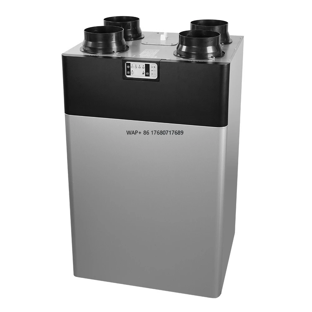 ERV Factory 350m3/h Hvac Systems Vertical Hrv Home Recovery Ventilation System Heat Recovery Fresh air System