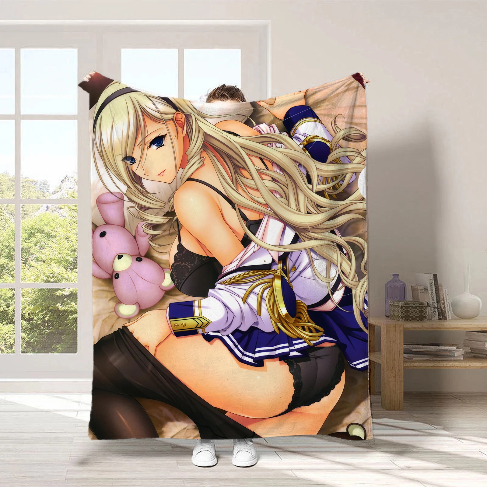 Celia Cumani Aintree Blanket 150x200cm Custom Anime Flannel Throw Cartoon Printed Sofa Cover Warm Gift for Fans