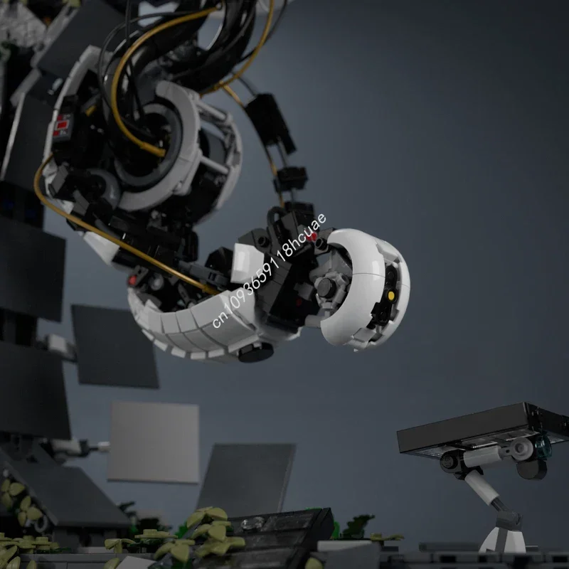 New 1867PCS GLaDOS - Portal 2 Famous Game Icons Scenario Architecture Moc Building Blocks Model Diy Creative Assembly Toys Gifts