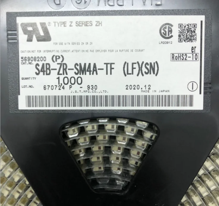 JST موصل طرفي S2B-ZR-SM4A-TF S4B-ZR-SM4A-TF S5B-ZR-SM4A-TF S8B-ZR-SM4A-TF S10B-PH-SM4-TB