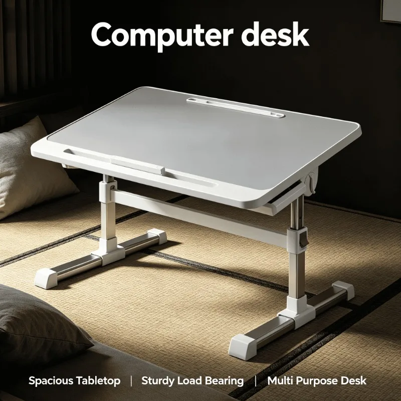 

Office Desk Height Adjustable Folding Laptop Bed Table Portable Computer Desk Compact Computer Study Student Dorm Bedroom