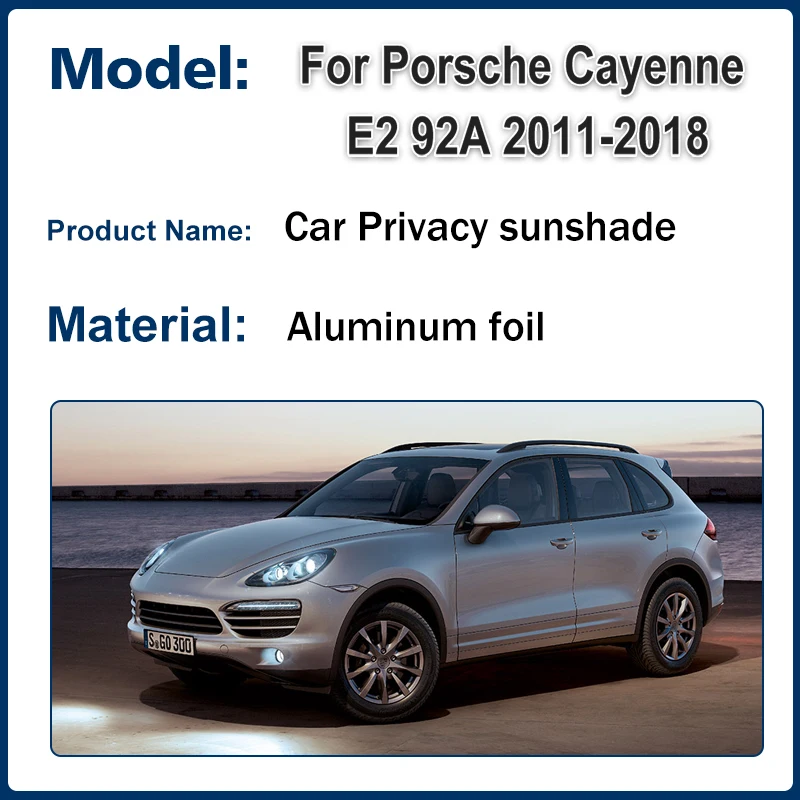 

Солнцезащитные козырьки для Porsche Cayenne 92A (E2) 2011-2018: Аксессуары для боковых окон, защита от солнца, элементы обвеса