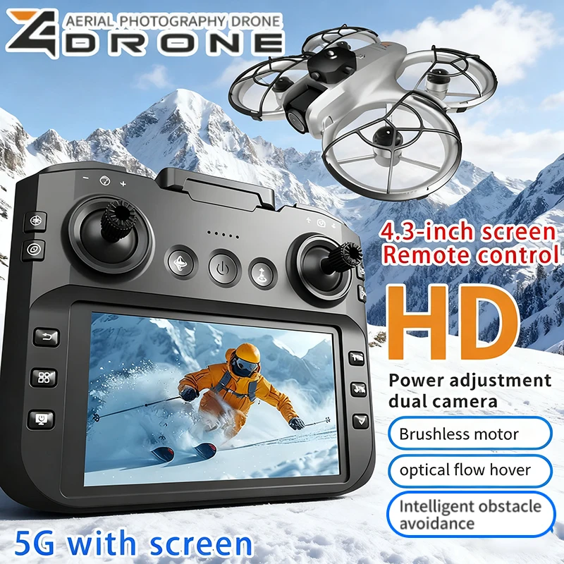 

НОВЫЙ оригинальный дрон Z4 8K 5G WIFI Профессиональный HD аэрофотосъемка с дистанционным управлением Самолет HD Двойная камера RC Квадрокоптер Игрушечный БПЛА