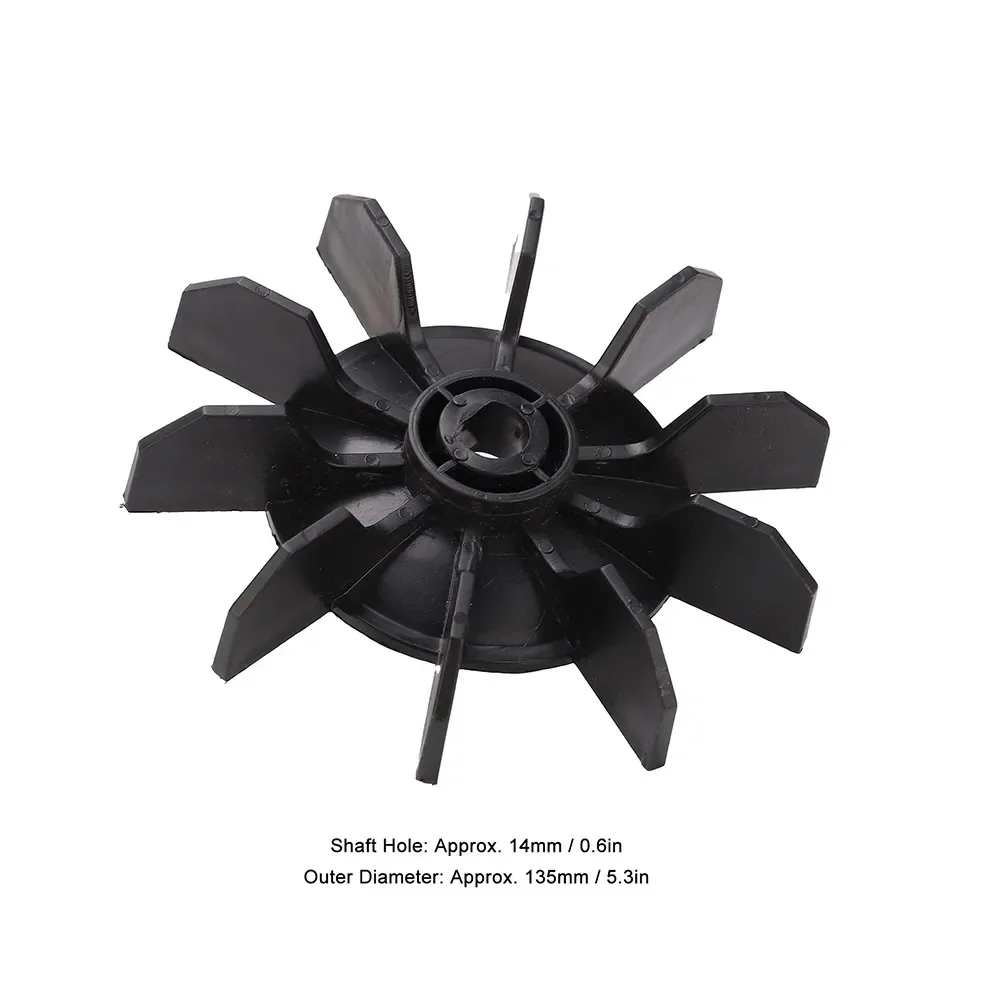 Air Compressor Fan Blade Replacement 0.5 ID 10 Impeller Linear Motor Air Compressor Fan Blade Type D 5.3 Inches Outer Diameter