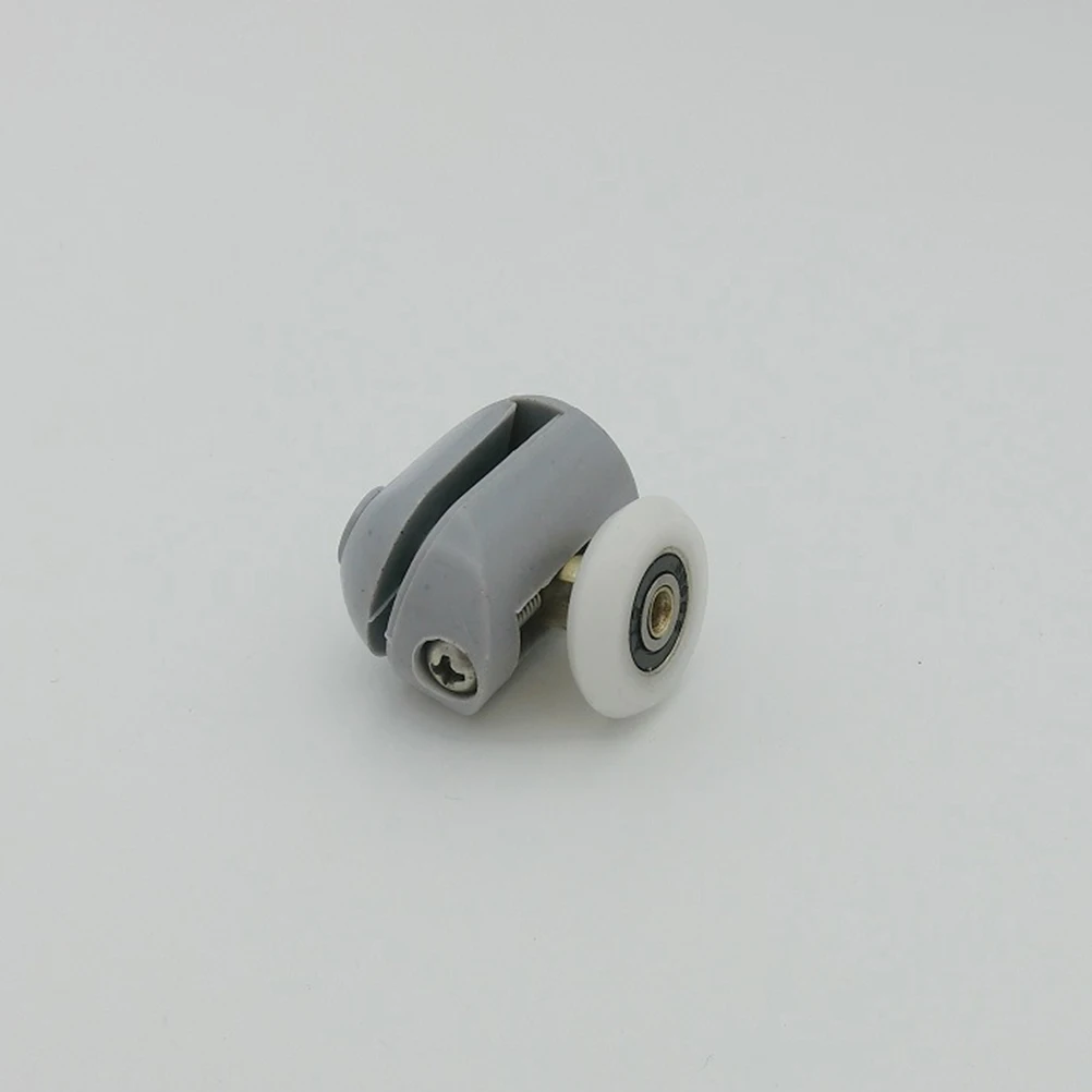 

8pcs Shower Door Rollers Dark Grey For Glass Bathroom Doors Smooth Gliding Replacement Wheels Heavy Duty Slide Track Runner
