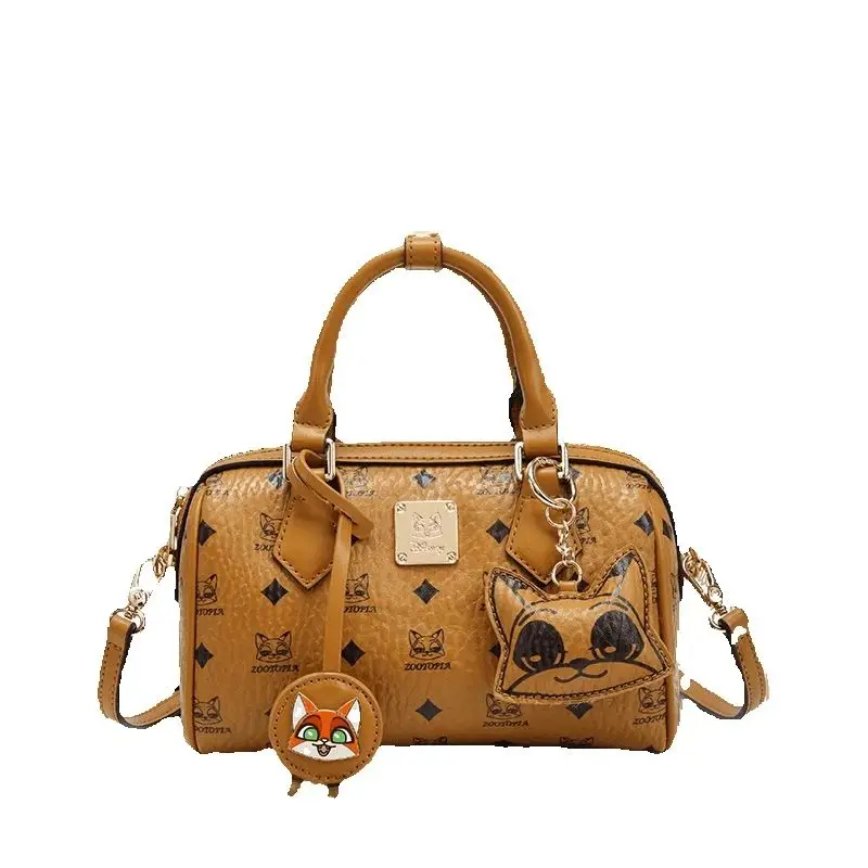 

Disney Genuine Nick Fox Boston Pillow Bag Female Birthday Gift Bags for Woman Handbag Women Luxury Woman Handbag