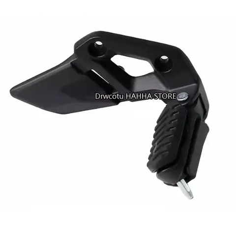 Motorcycle Left Right Footrests Footpegs Foot Pedal Foot Resting Rod For LONCIN VOGE DS525X 525DSX DSX525 525 DSX Black Silver