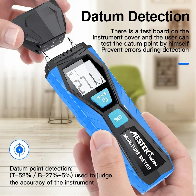 Digitale Hout Vochtmeter Digitale Vochtigheid Tester Hygrometer Hout Vochtige Detector Boom Dichtheid Mositure Meter