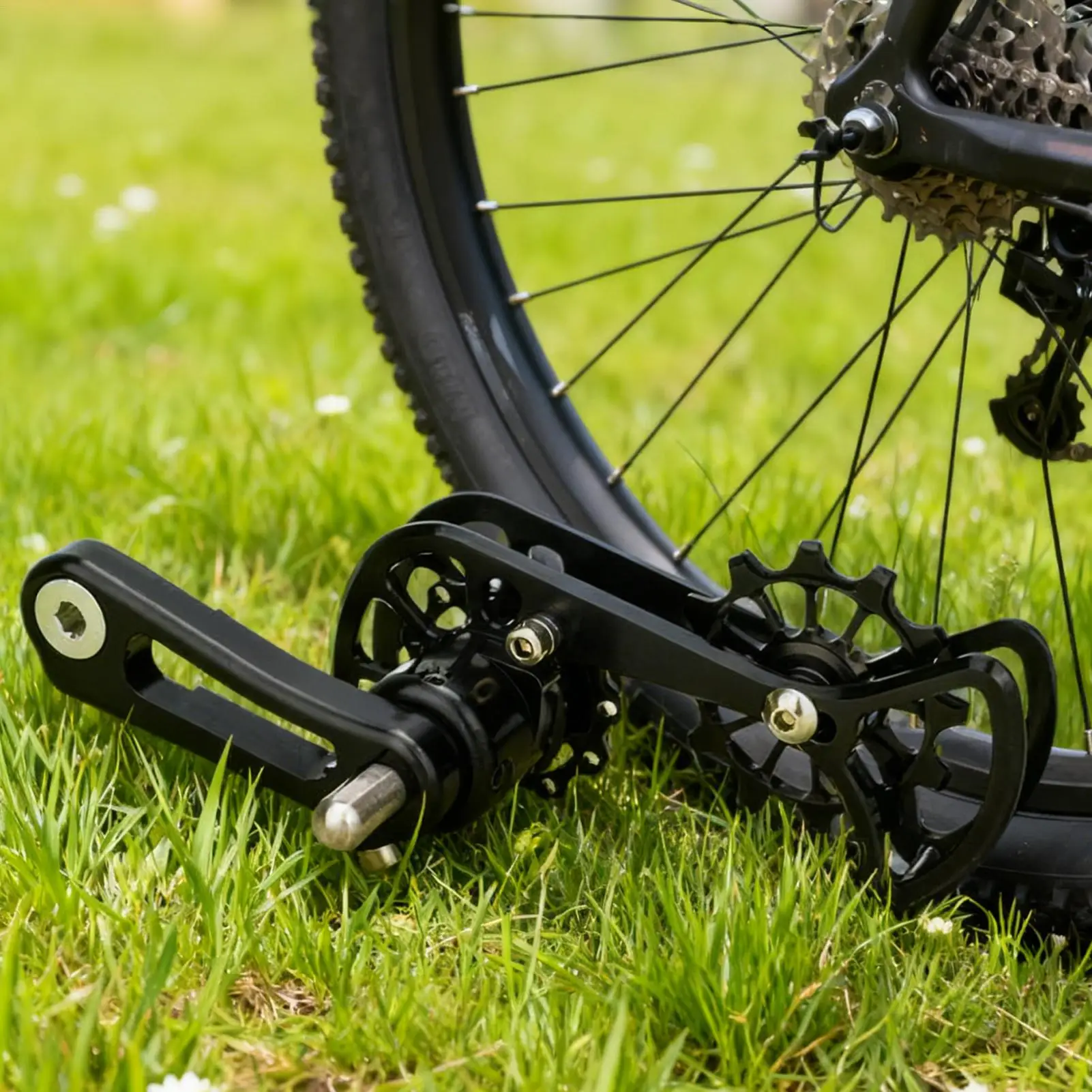 

Chain Guide Single-Speed Bicycle Attachment Bicycle Chain Tensioner for Outdoor Parking City Road Street Mountain Competition