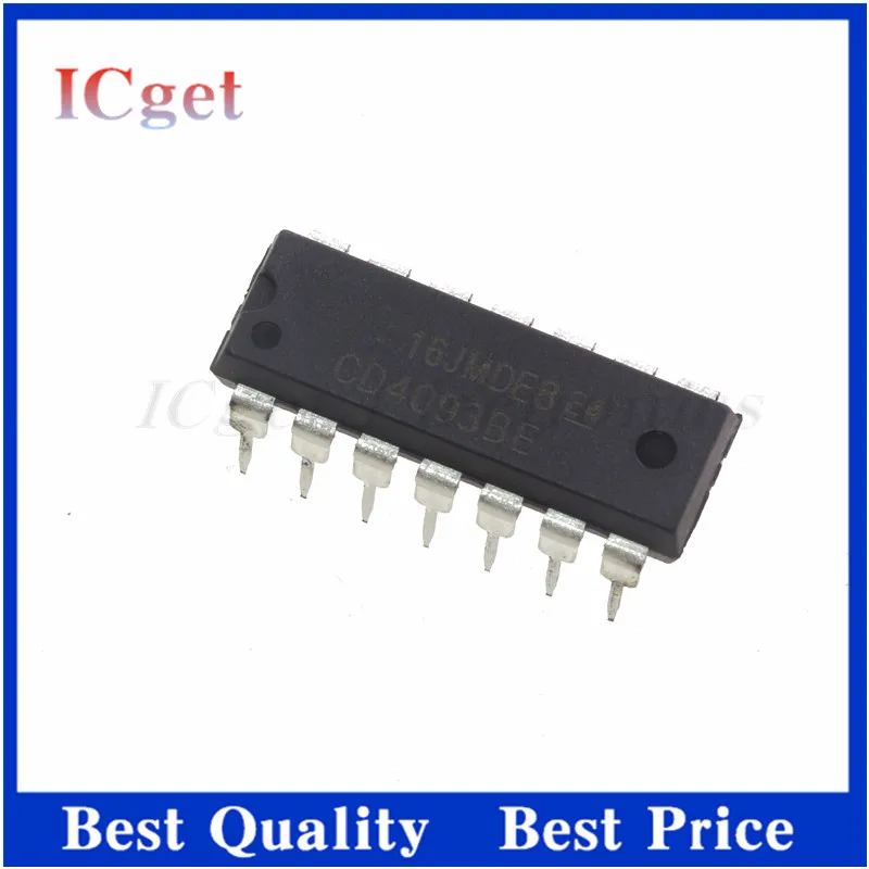 10PCS CD4093BE HCF4093BE CD4093 DIP DIP-14 CD4072BE CD4072 CD4073BE CD4073 CD4077BE CD4077 CD4078BE CD4078 CD4081BE CD4081