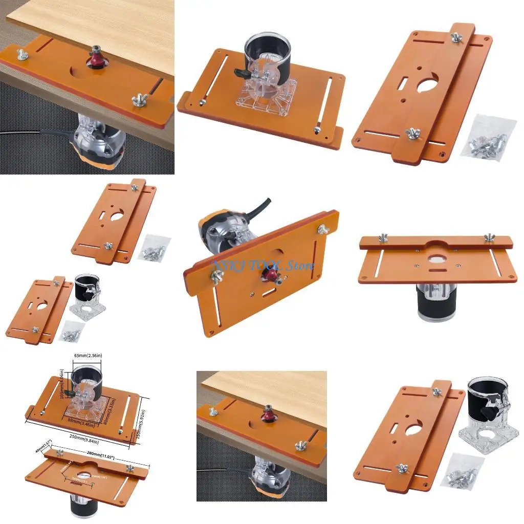 

L8RC Aluminum Alloy Trimming Machine Board For Woodworking Milling Electroplating Slotting Cutting