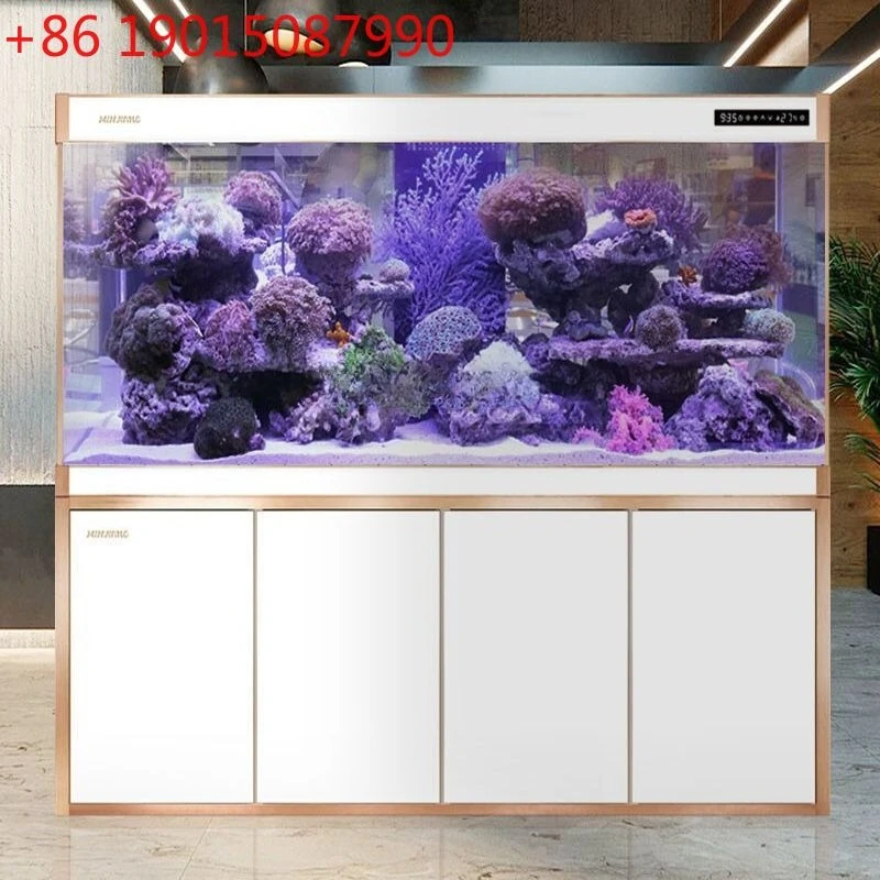 

Аквариум для гостиной, большой, от пола до потолка, класса люкс, из ультрапрозрачного стекла, с безводным донным фильтром, для арованы.