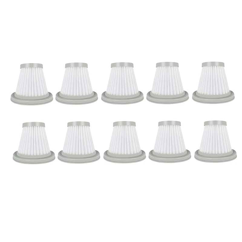 10Piece HEPA Filter Accessories Vacuum Cleaner Parts For Deerma DX118C DX128C Household Cleaning Vacuum Cleaner