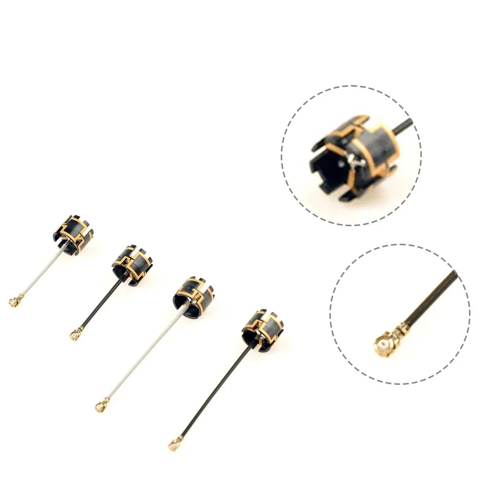 Happymodel 5.8G Crown LDS Polarización Circular Antenna 30mm RHCP LHCP IPEX U.FL Connector for Tiny Micro FPV Whoops