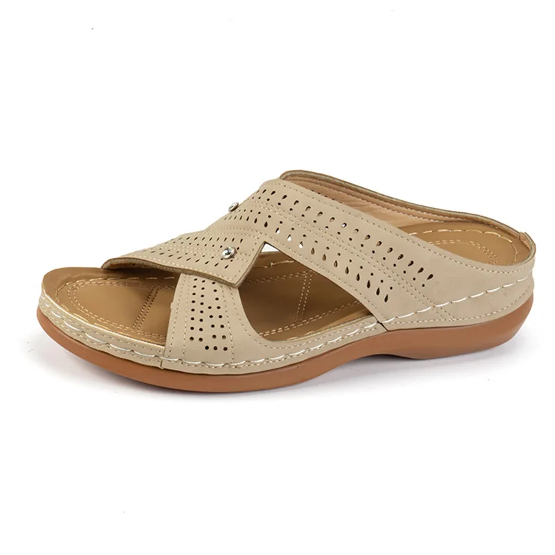 Plus Size 35-43 Platform Sandalen Zomer Mode Vrouwen Wiggen Slip On Sandalias De Mujer Schoenen Voor Vrouwen Antislip Slippers