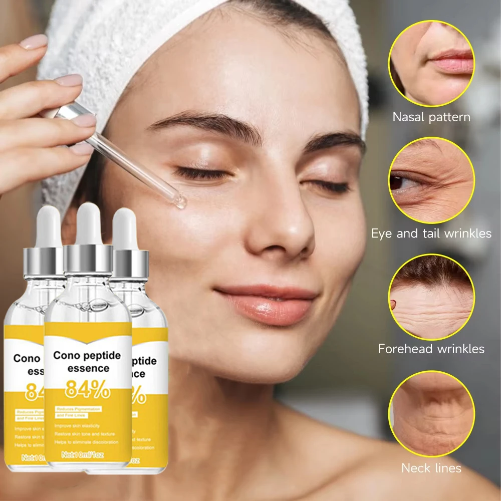 Facial Essence, Long-lasting Moisturizing, Anti-Wrinkl Serum with Neck Line Reduction,Wrinkle Elimination,Fine Lines Around Eyes