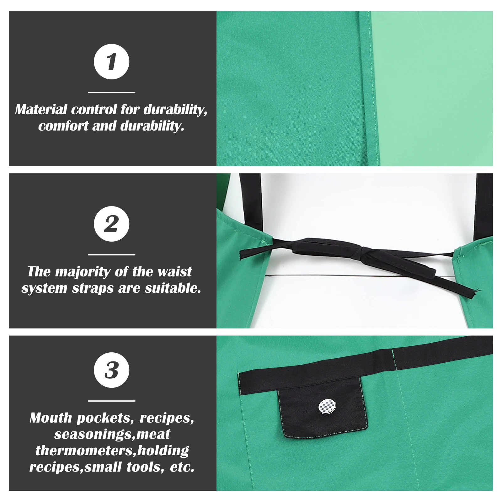 

Waterproof Oilproof Apron PVC Material Chef Cooking Home Kitchen Household Child Size Long Lasting High Grade Practical Simple
