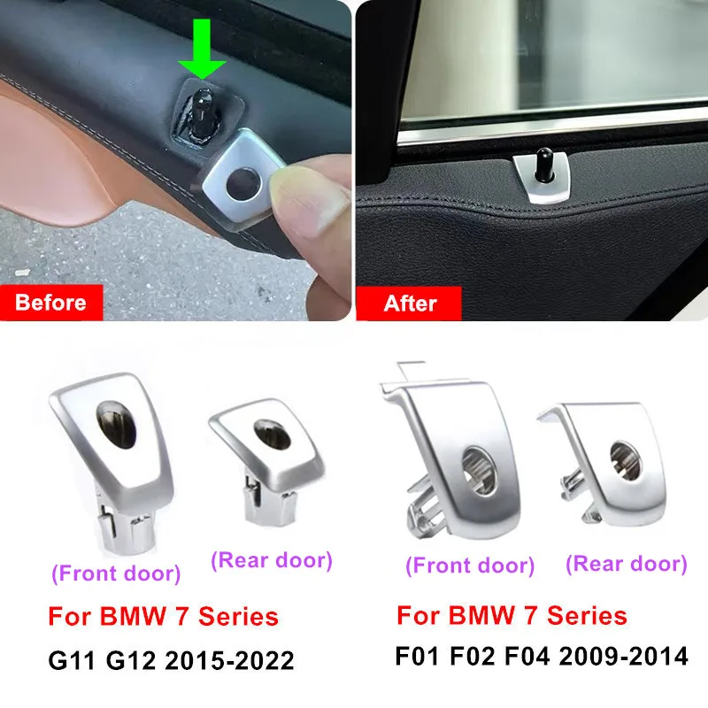 Interior Door Lock Screw Knob Pin Cover Trim Replacement For BMW 7 Series F01 F02 F04 2009-2014 G11 G12 740 750 760Li 2015-2022