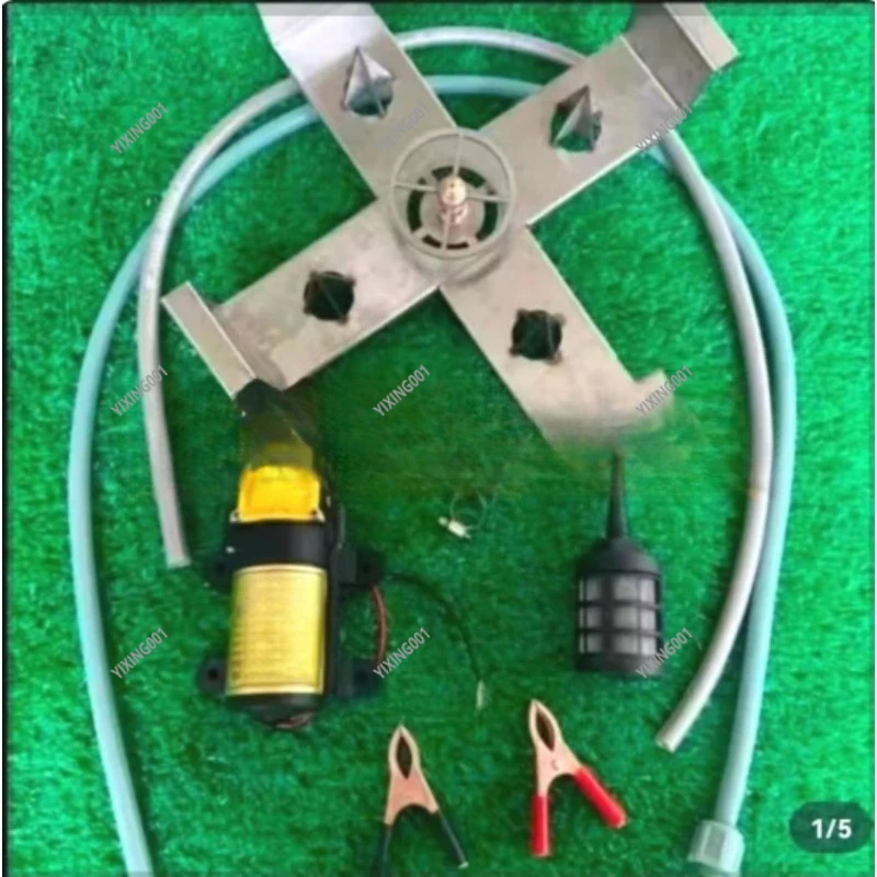 High Pressure Garden Cleaning Pump - Stainless Steel Single/Double Flushing Tool with Bottle Opener Plant Protection