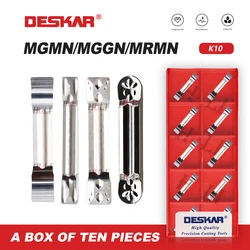 DESKAR 100% 오리지널 MGMN MGGN MRMN 구리 알루미늄 스페셜 시리즈, 200 300 400-G M JM K10 CNC 선반 도구, 카바이드 그루빙 블레이드