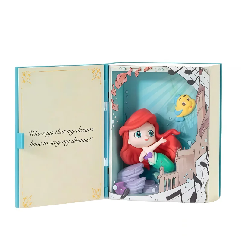 POP Mart Disney Classic Fairy Tale Book Series Blind Box Mysterious Box Collection Handgefertigtes, trendiges Überraschungsgeschenk zum Valentinstag