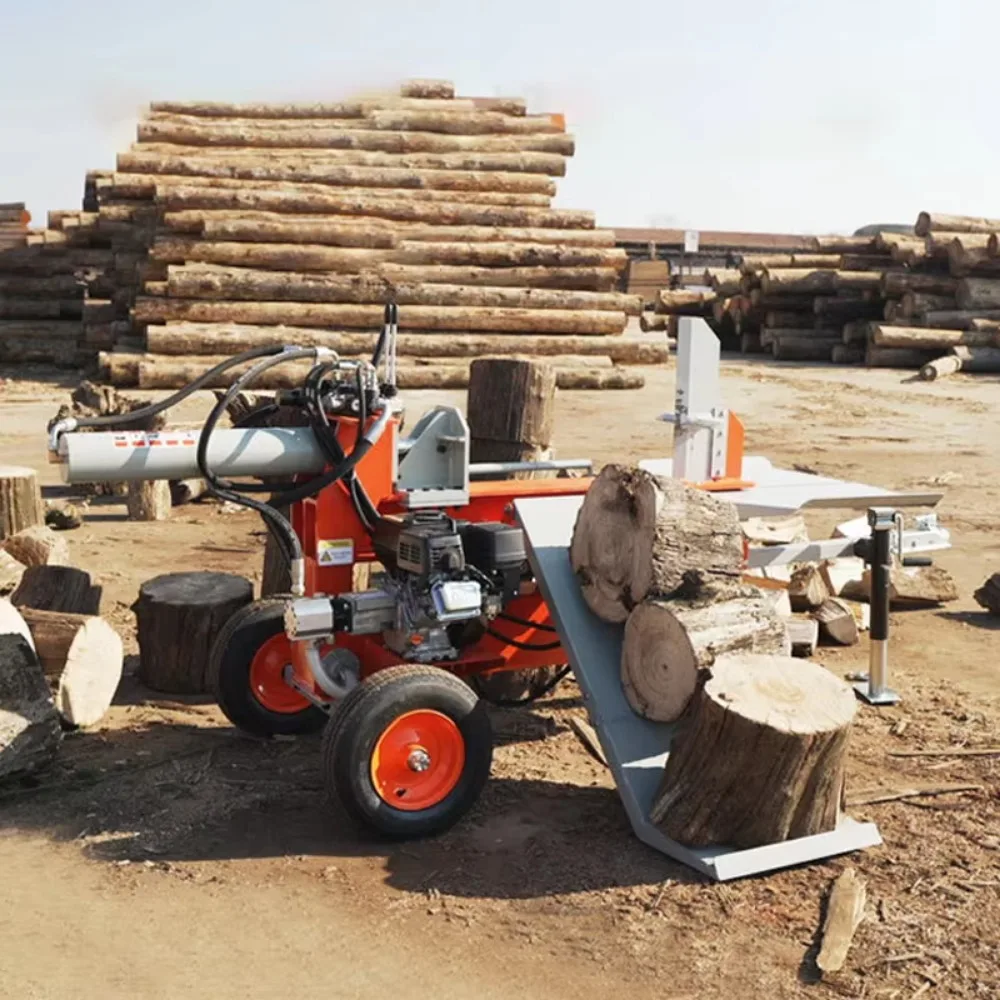 Hot Sell Wood Splitter 8t Electric Hydraulic Log Splitter Portable  Wood Cutting Firewood Wood Processor Log Splitter