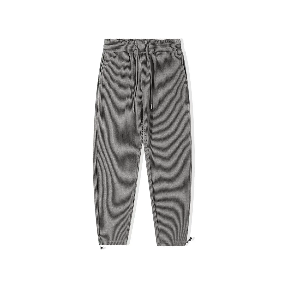 Men's Straight Leg Baggy Sweatpants for Autumn Winter Heavy Weight Japanese Leisure Retro Drape Pants for Man Best-selling