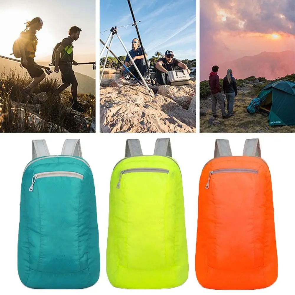 New Waterproof Folding Bag Wear Resistant Large Capacity Traveling Bag Light Weight Student Backpack