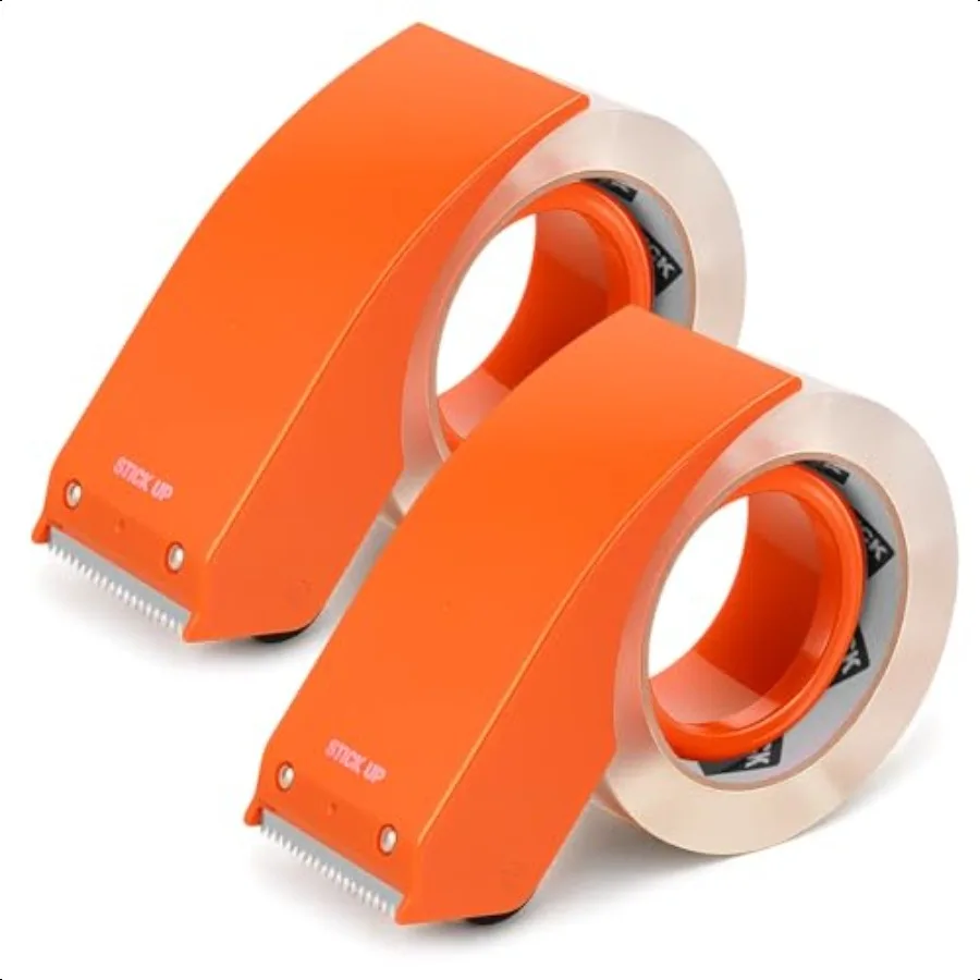 

Упаковочная лента 2 упаковки с 2 диспенсерами 1,88 дюйма x 65 ярдов, 130 ярдов, всего сверхмощная транспортировочная лента, прочная клейкая прозрачная упаковка