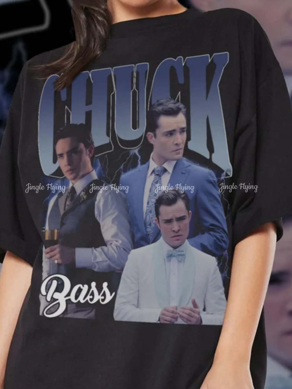 Retro Chuck Bass Gossip Girl Shirt Sweatshirt Unisex Cotton T-Shirt