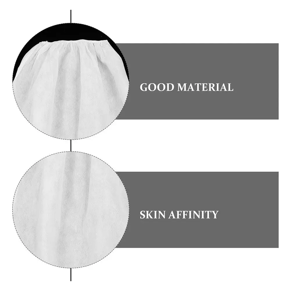 8Pcs Disposable Nonwoven Spa Wrap for Women Comfortable Skirt Salon Robe Body Wrap Single-Use Beauty Treatment