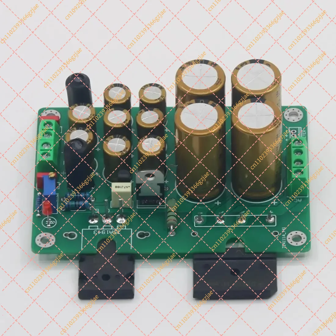 Dual Linear Power Supply Board Adjustable DC5V-24V Low Noise PSU for Audio Device