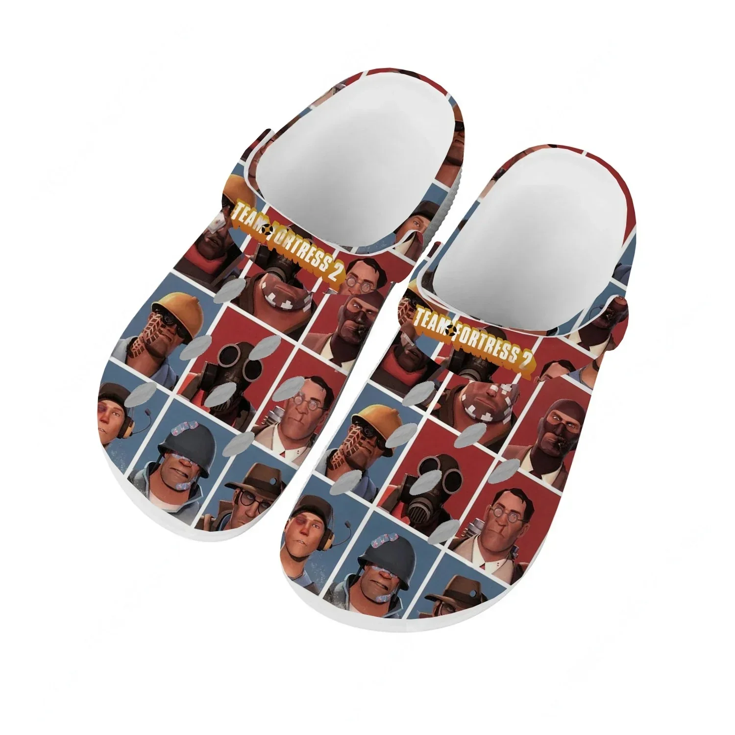 Team Fortress 2 Sandals Men Women Teenager Fashion Water Shoes Hot Games Garden Breathable Comfort Beach Custom Slippers