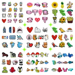 Pack de Breloques de Chaussures en PVC, Grenouille Mignonne, Salamandre Rose, Décorations de Chaussures de Voiture, Ensemble d'Épingles pour Femmes, Enfants, Bol, Garçons, Boucles Everg, Cadeau