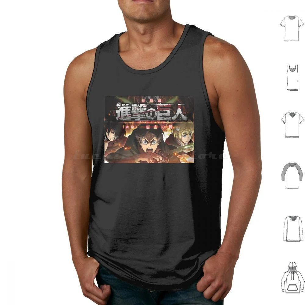 Titan Flakes Tank Tops Vest Sleeveless Titan Flakes Titans Shingeki No Kyojin Titan Flakes Armored Titan