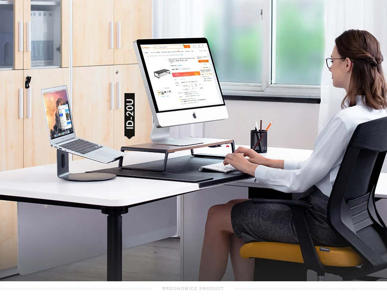 ขาตั้งจอตั้งโต๊ะ/ถาดแล็ปท็อป D-MOUNT ID-20U