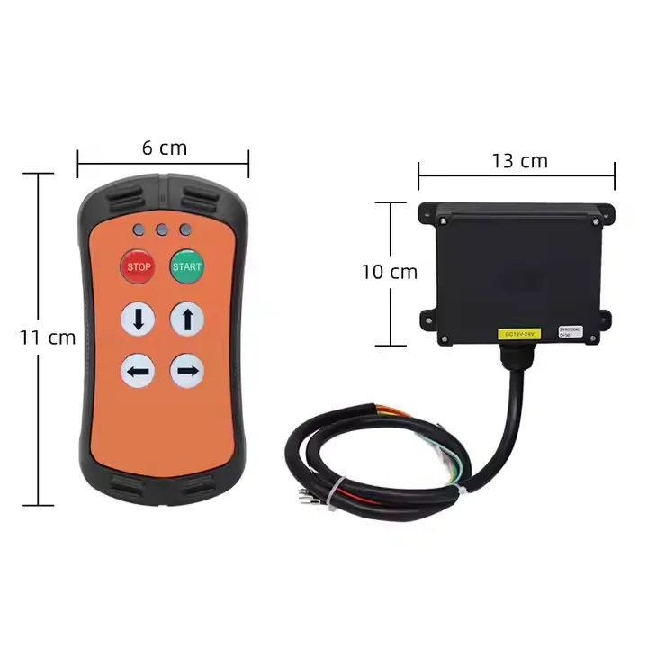 TLF A400 LCC DC10-30V remolque volquete remoto camión rampa cabrestante Control remoto grúa inalámbrica Industrial Control remoto