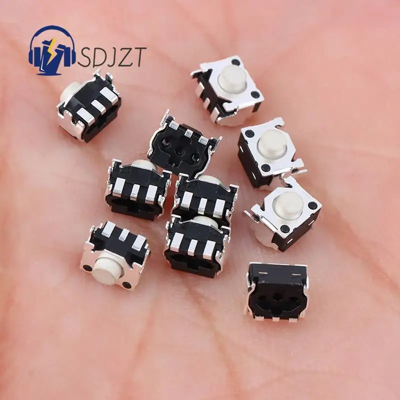 Botão de ombro de substituição para Nintendo Switch, L e R, compatível com Nintendo DS Lite e Game Boy Micro, 10pcs