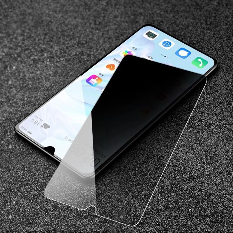 1-5Pcs Privacy Tempered Glass Screen Protector Anti-Spy Full Cover for Xiaomi Redmi 9A 9C NFC 9I 9AT POCO C3 C51 A1 A2 plus