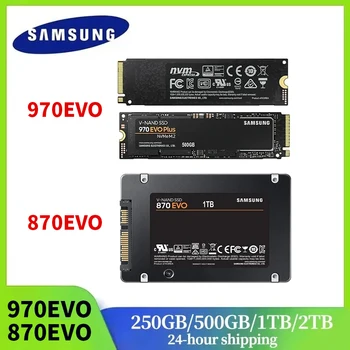 שדרוג כונן קשיח פנימי SSD של Samsung 970 EVO Plus MLC NVMe M.2 2280 PCIe 3.0x4 870 EVO SATA III SSD עבור מחשב נייד ושולחן