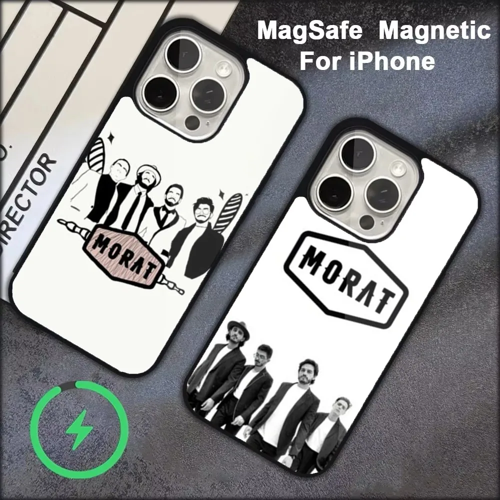 

B-Band M-Morats Phone Case For iPhone 16,15,14,13,12,11,Pro,Max,Plus,Mini, Magsafe,Magnetic Wireless Charging Case