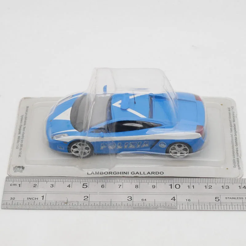 Diecast escala 1:43 galardo polícia simulação liga modelo de carro exibição estática presente colecionável brinquedo lembrança decoração