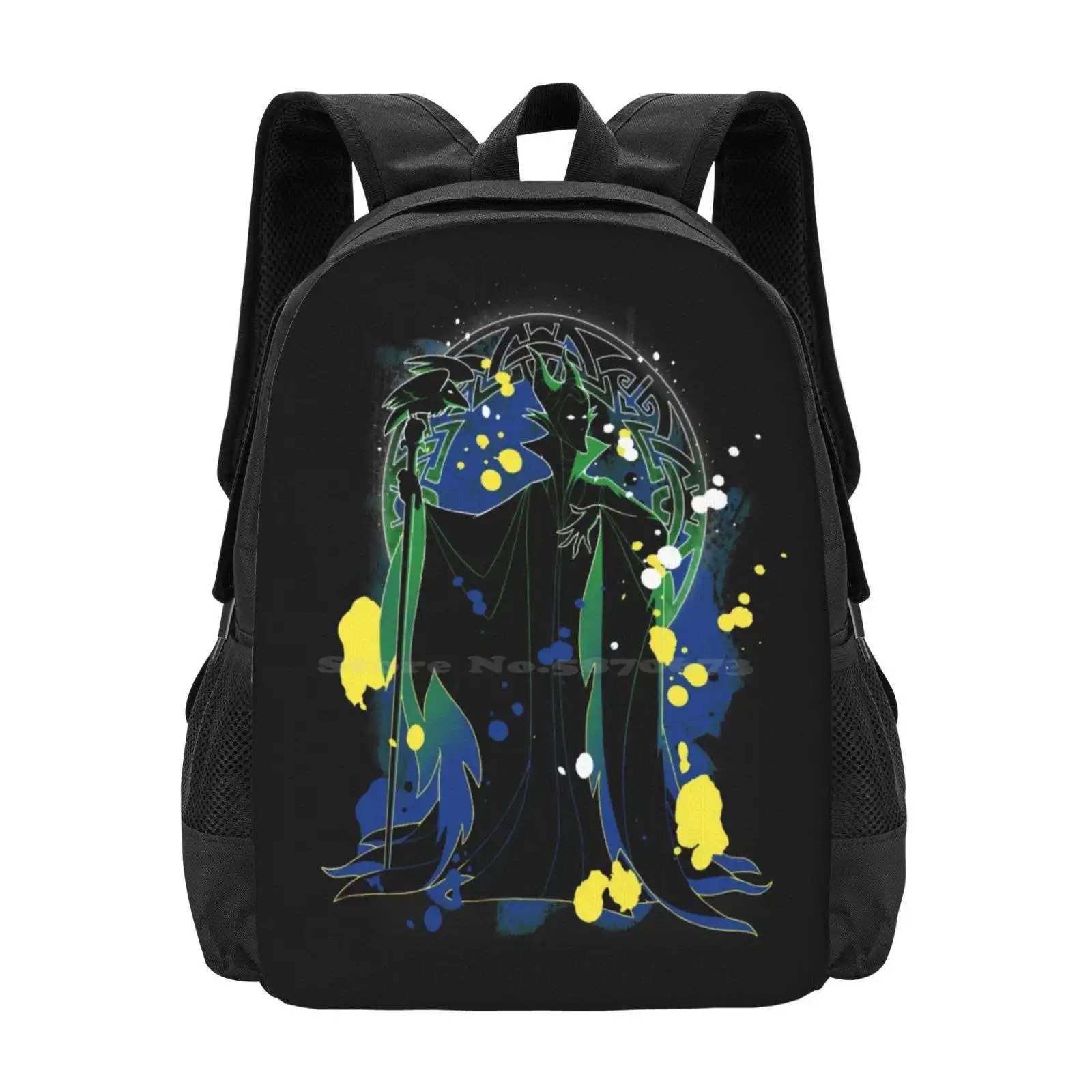 

School Bags For Teenage Girls Laptop Travel Bags Dinsey Walt Raven Dragon Witch Sleeping Beauty Villain Villains Villain