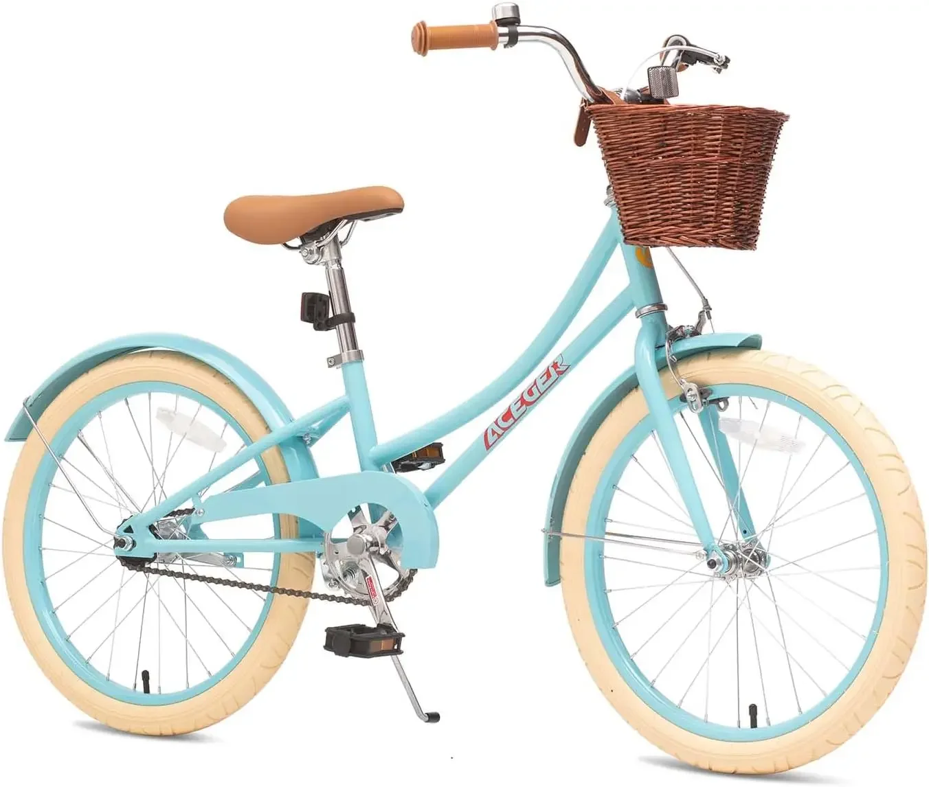 Girls Bike with Basket for 3-13+ Years, 14