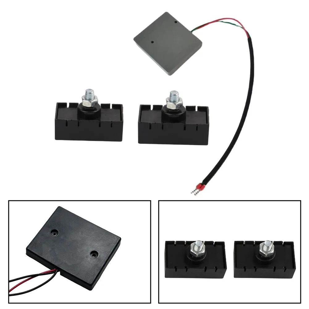 2PCS Sliding Door Magnets Square Shape with Magnetic Limit Switch for Door Opener Systems Robust Nylon Fiberglass Build