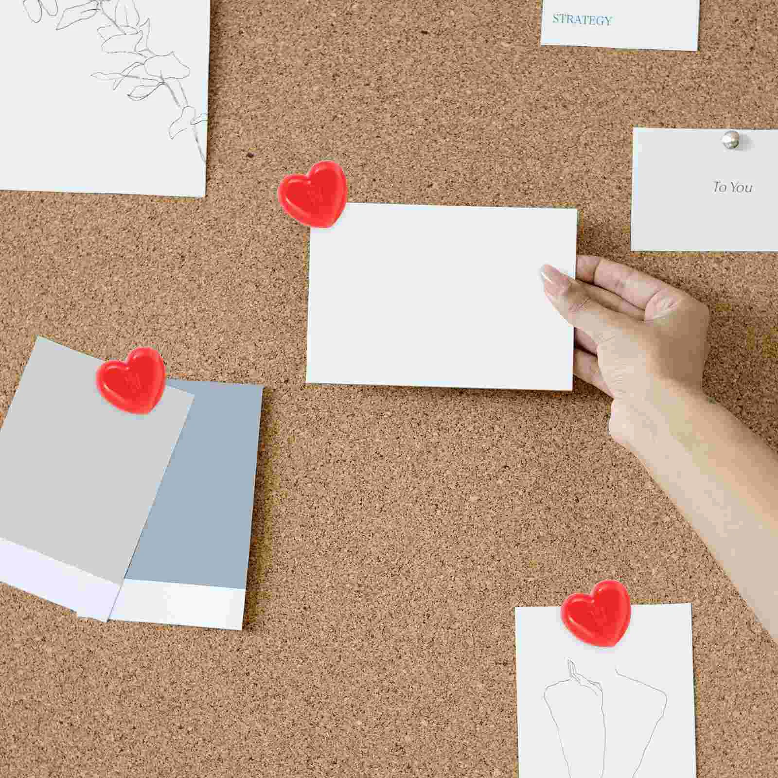 150 buah Pin hati Corkboard aksesoris peta bentuk pushpin multifungsi Thumbtack besi berbentuk kecil