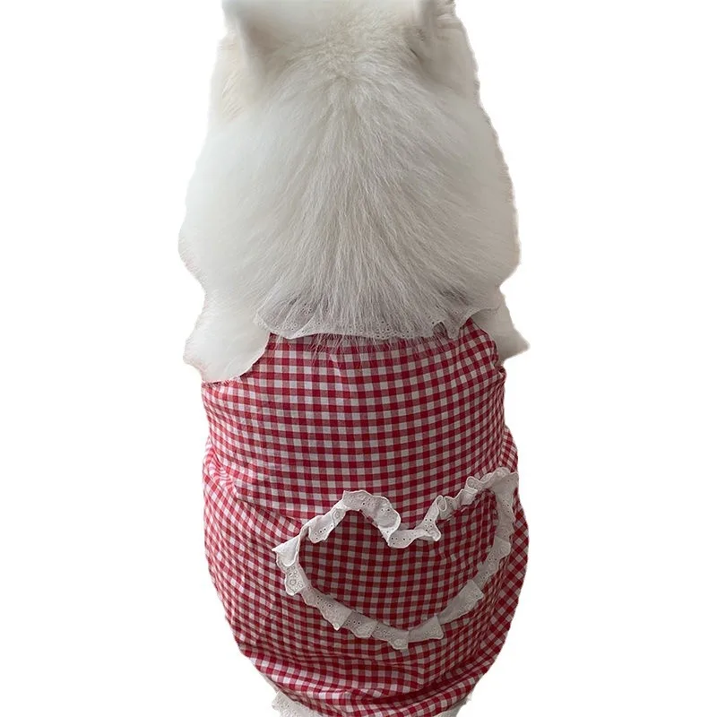 Summer Dog Pets Clothing Poodle Schnauzer Corgi Shiba Inu Samoyed Husky Border Collie Labrador Golden Retriever Clothes Dress