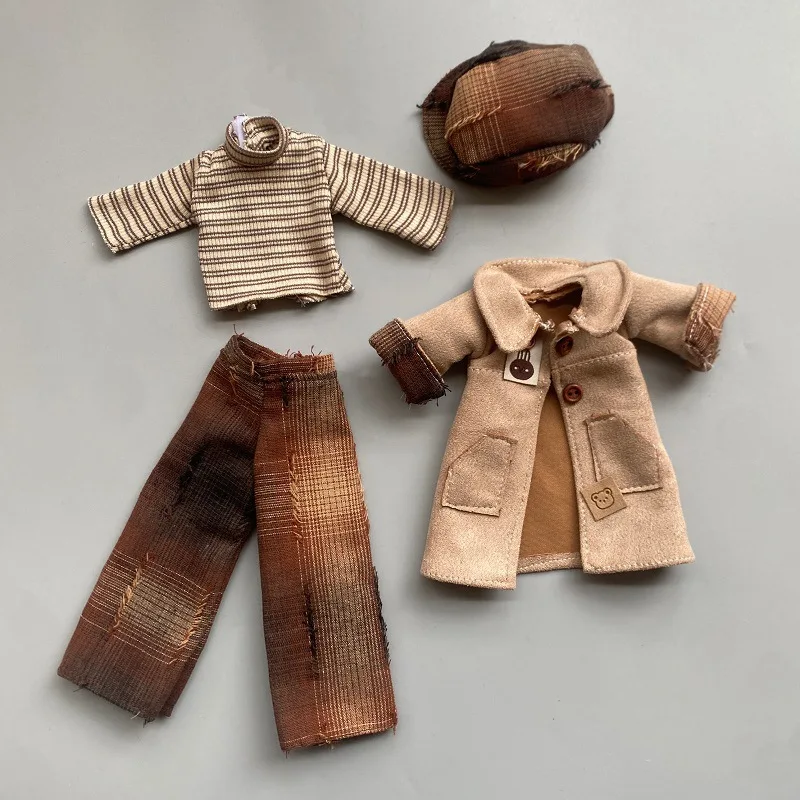 30 cm Puppenkleidung Anzug Niedliches Winteroutfit 1/6 Puppenzubehör Dress Up Spielzeug für Mädchen